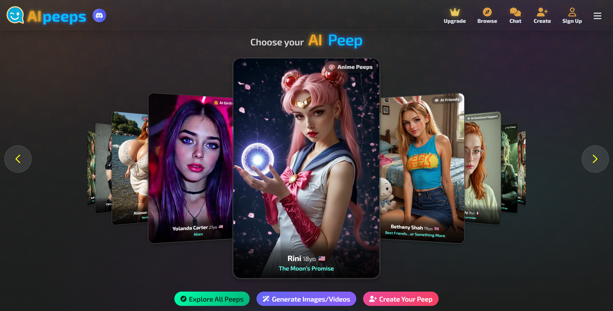 AI Peeps homepage